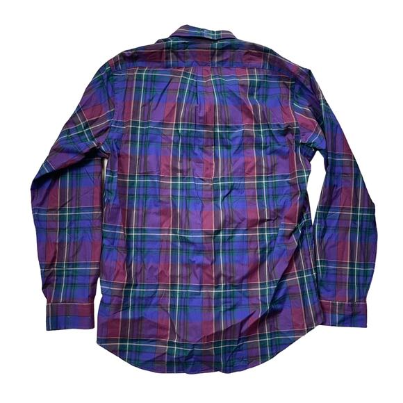 NWT Polo Ralph Lauren Plaid Classic Fit Twill Shirt Long Sleeve Men’s size Large - Picture 2 of 6